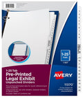 Premium Collated Binder Dividers 1-25 Tab Pkg. 25