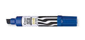 Super Color Jumbo Refillable Permanent Marker Chisel Point Extra-Broad Point Blue
