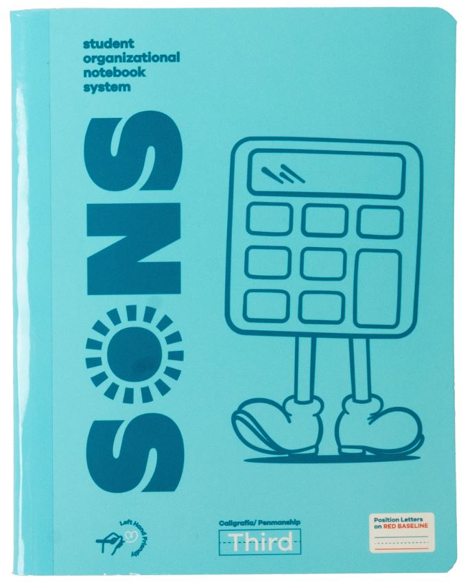 Libreta Caligrafia Primaria Third Azul