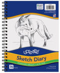 Ucreate Sketch Diary Standard Weight 11" x 8-1/2" 70 Sheet