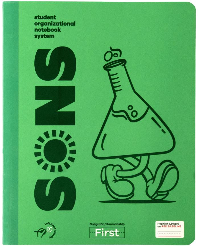 Libreta Caligrafia Primaria First Verde