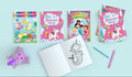 GIRLS ASST COLORING BK 64PG 7.75" X 10.75"