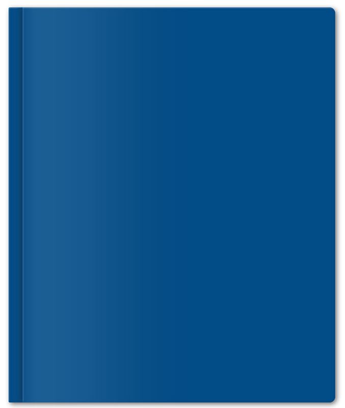 Twin Pocket Paper Portfolio with Prongs