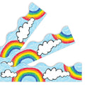 RAINBOW BORDER SCALLOPED
