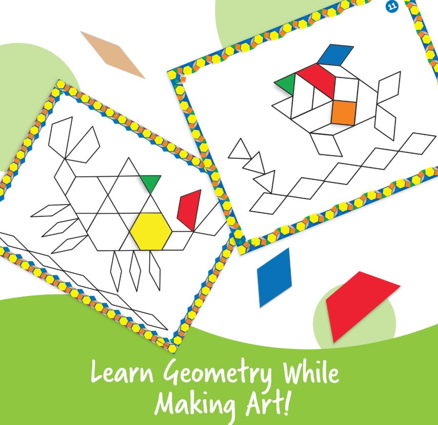 Pattern Block Design Cards 20 PCS