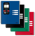 3 Subject Poly Notebook Wide Ruled 10.5" x 8.5" 150 Sheets