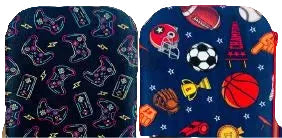 FELT SHELL PENCIL CASE-BOYS ASST SPORTS AND VIDEO GAMES