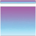 Purple and Blue Color Wash Straight Border Trim