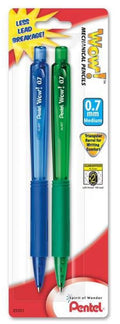 Wow Mechanical Pencil 0.7 mm Assorted Barrels Pkg. 2