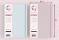 STONE PAPER JOURNAL 108 SHEETS ASST 108SHEETS, BLACK LINED A