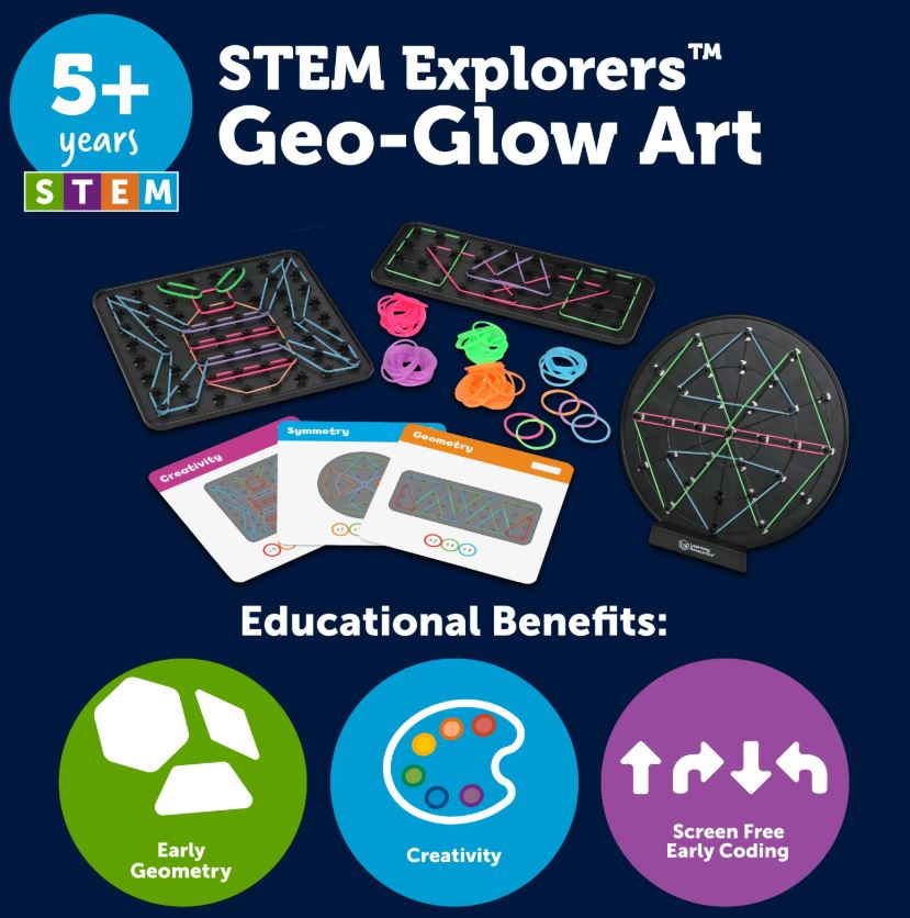 STEM Explorers Geo-Glow Art 122 PCS
