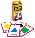 Colors and Shapes Flash Cards Grade PK-1 54 PCS