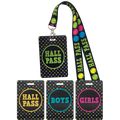 CHALKBOARD BRIGHTS HALL PASS LANYARDS