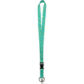 TEAL CONFETTI LANYARD