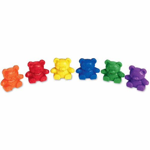 SIX-COLOR BABY BEAR COUNTERS 102 PC
