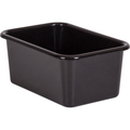 BLACK SMALL PLASTIC STORAGE BIN
