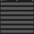 BLACK 7 POCKET CHART