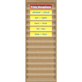 BURLAP 14 POCKET CHART