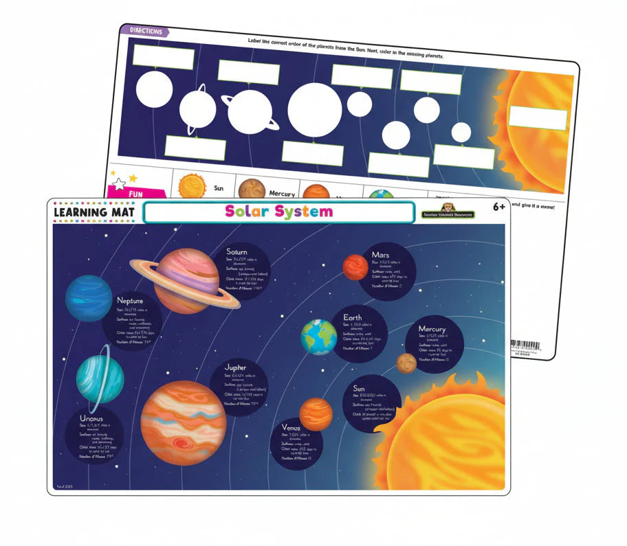 Solar System Learning Mat