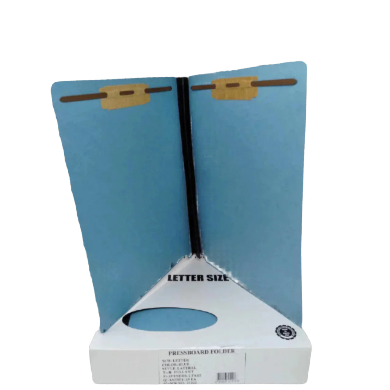 Preeboard Folder  | Lateral | 2 Fastener| Blue| Legal