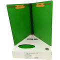 PRESSBOARD FOLDER LATERAL 2 FASTENER DK.GREEN
