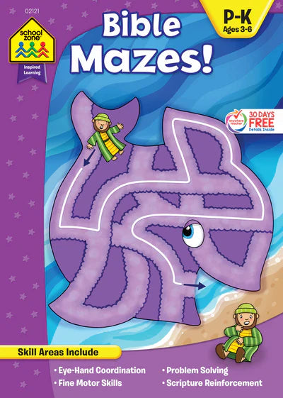 Bible Mazes ! Grades P_K Work Book