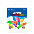BAZIC Neon Eraser Cap (12/Pack)