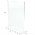 SIGN HOLDER STAND-UP VERTICAL 8-1/2" X 11"