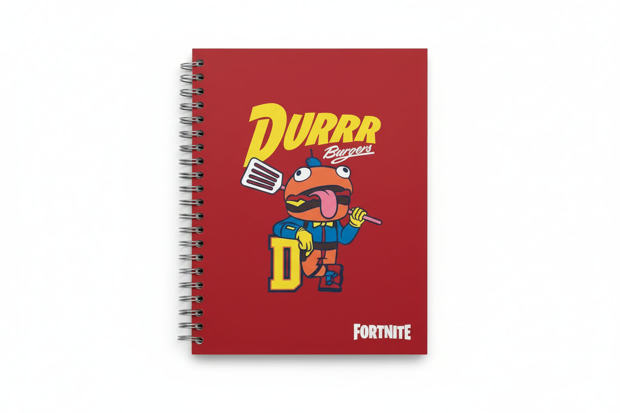 Libreta Fortnite 10 Div Gde | 200 Hojas