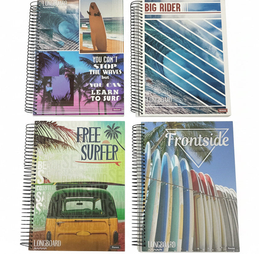 Libreta Universitaria Longboard | 200 pg | 10 Matérias