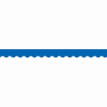 BLUE SCALLOPED BORDER