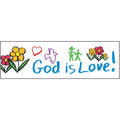 BORDER STRAIGHT GOD IS LOVE