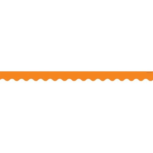 ORANGE SCALLOPED BORDER