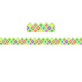 BORDER EXYTRA WIDE A SHARP BUNCH DIAMOND