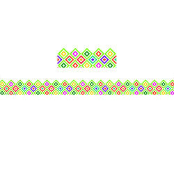 BORDER EXYTRA WIDE A SHARP BUNCH DIAMOND