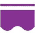 PURPLE SCALLOPED BORDER