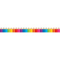 COLORED PENCILS DIE-CUT BORDER