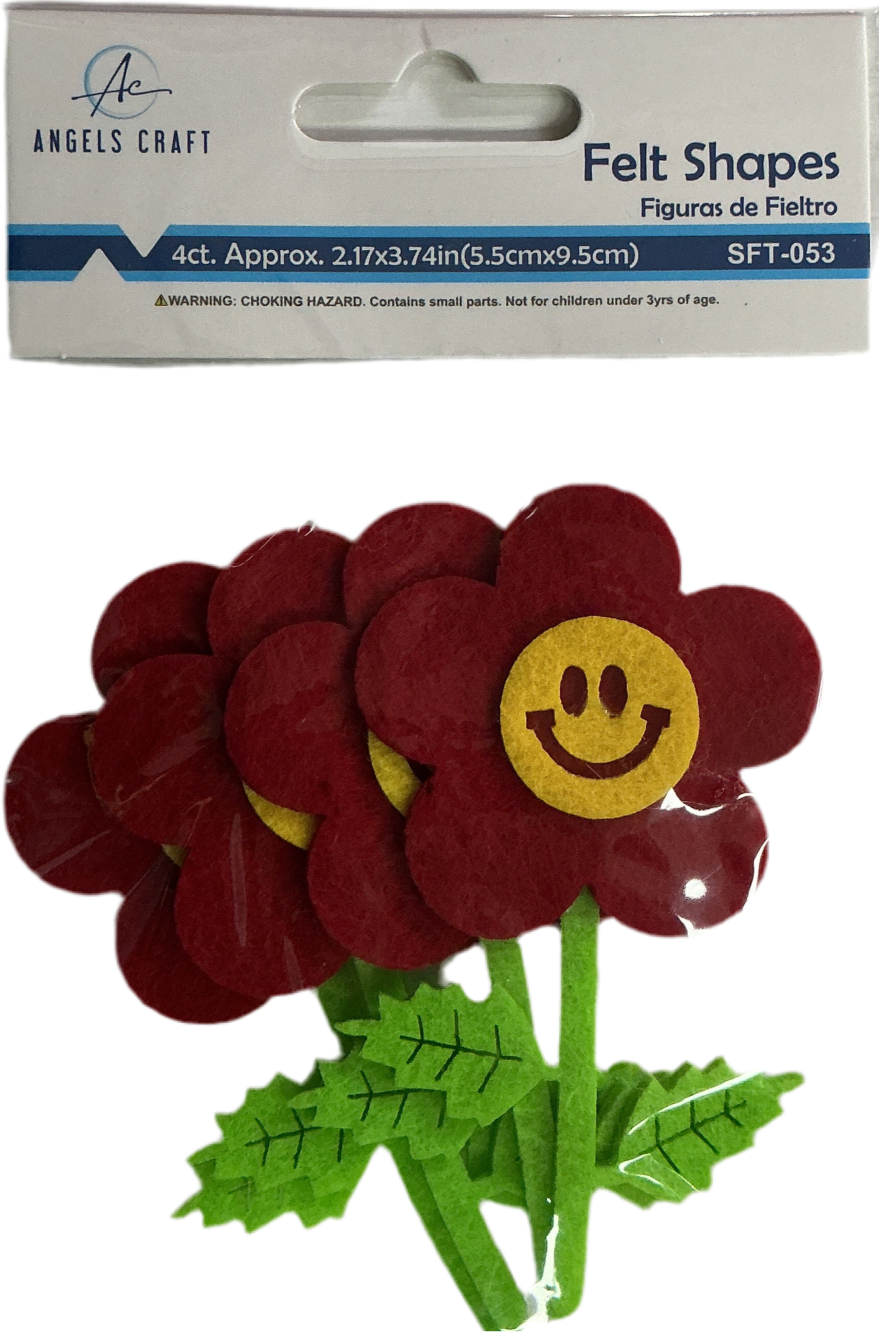 Felt Smiley Flower | 4CT