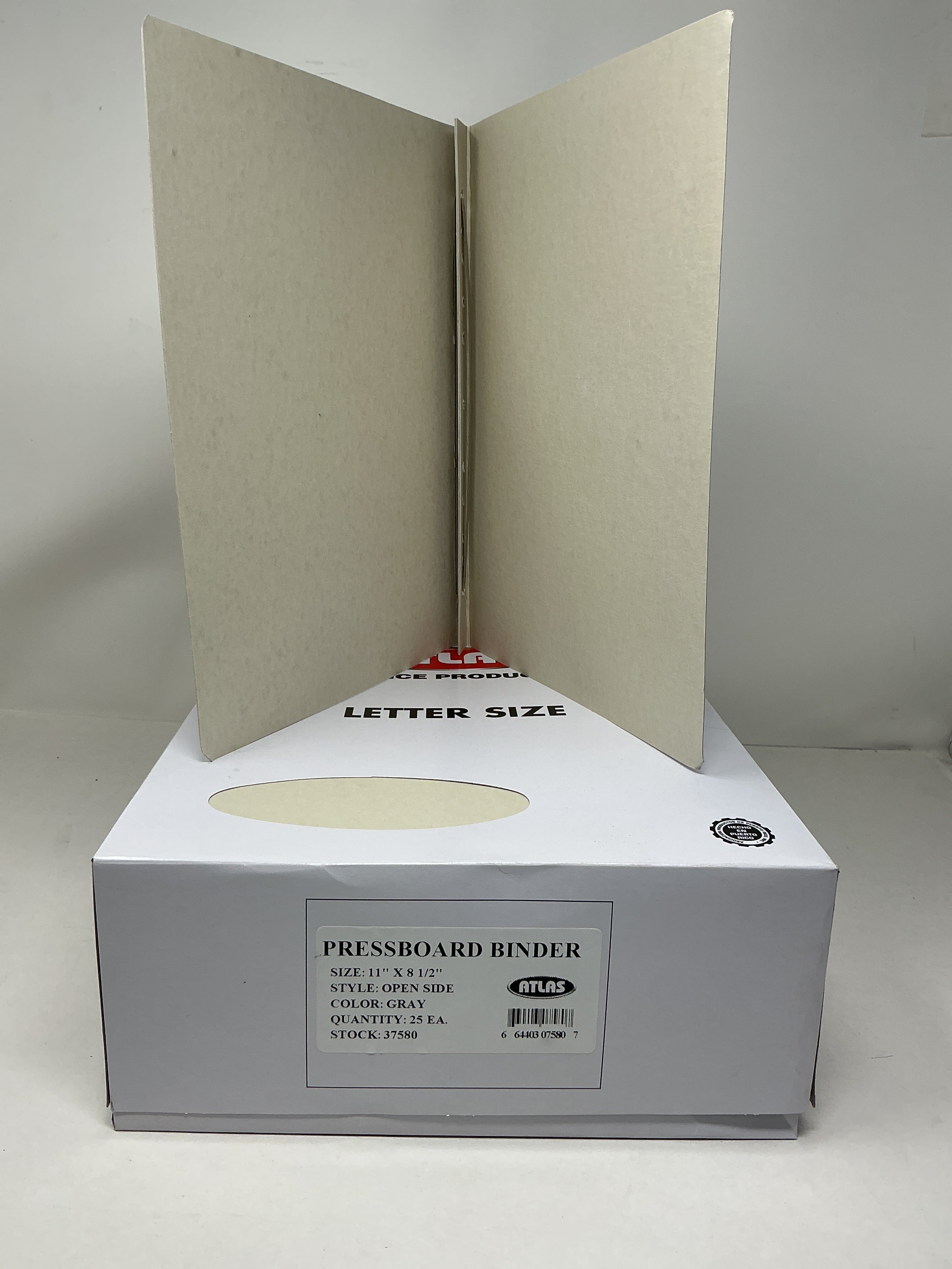 Ga PB Binder | Letter | O/S | Gray | Box/25