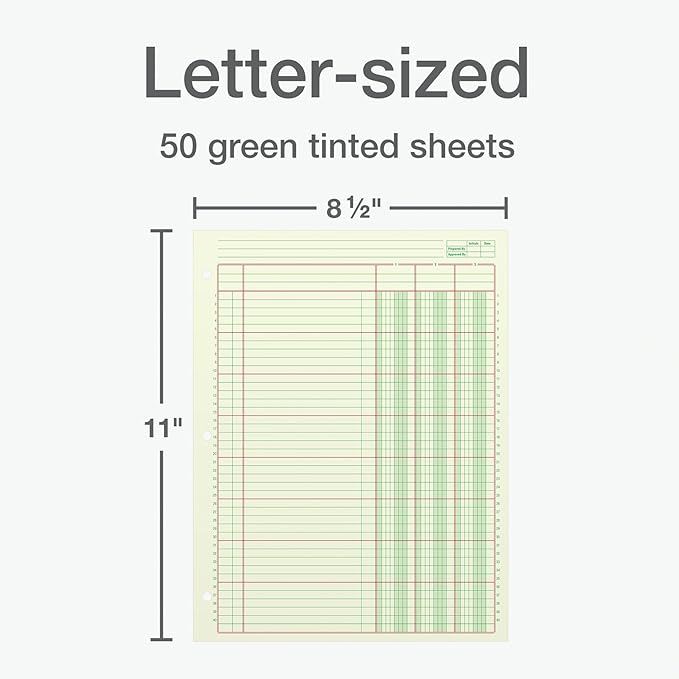 Columnar Analysis Pad | 3 Column | 8 1/2 X 11