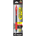 G2 Retractable Gel Pens Fine Point 0.7 mm Red Ink