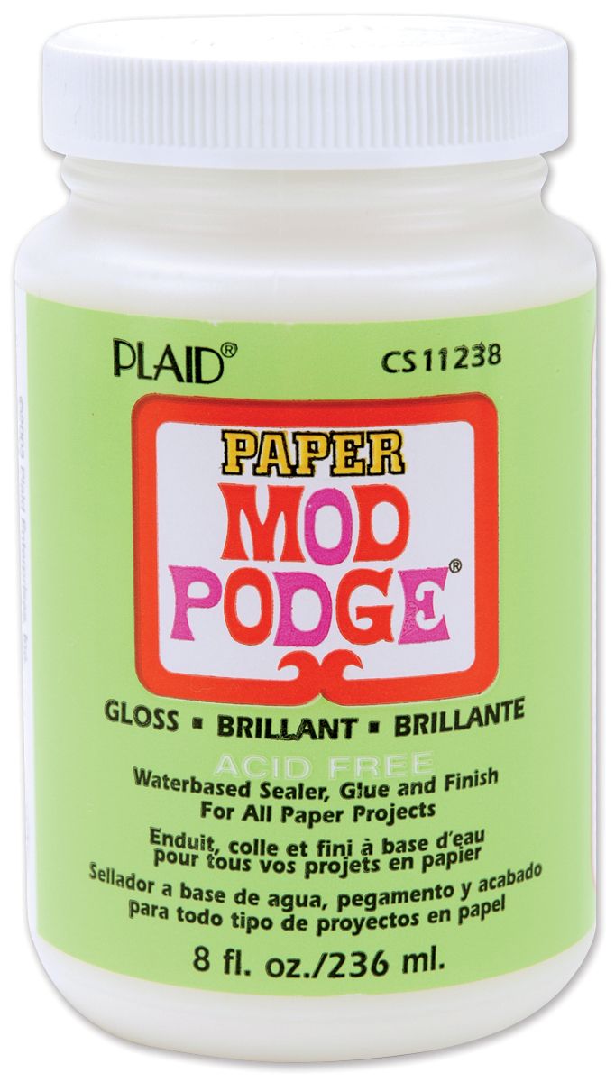 Plaid Mod Podge Paper Gloss Finish | 8oz