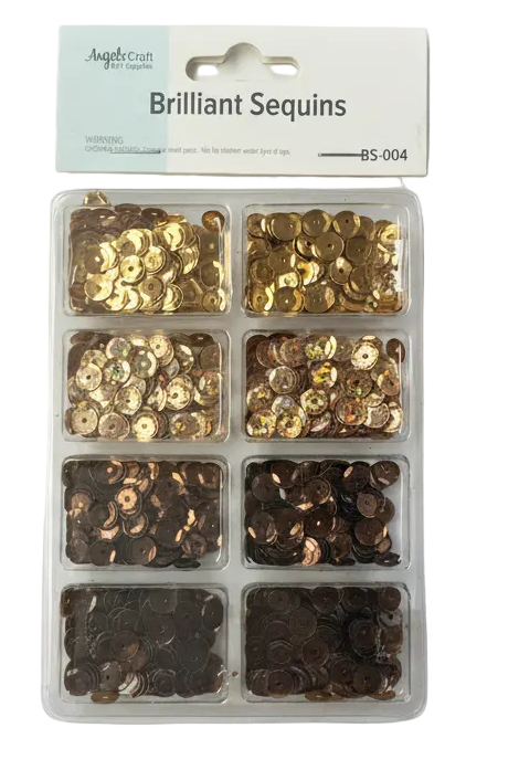 Brillant Sequins  |  Asst   |  Natural Colors