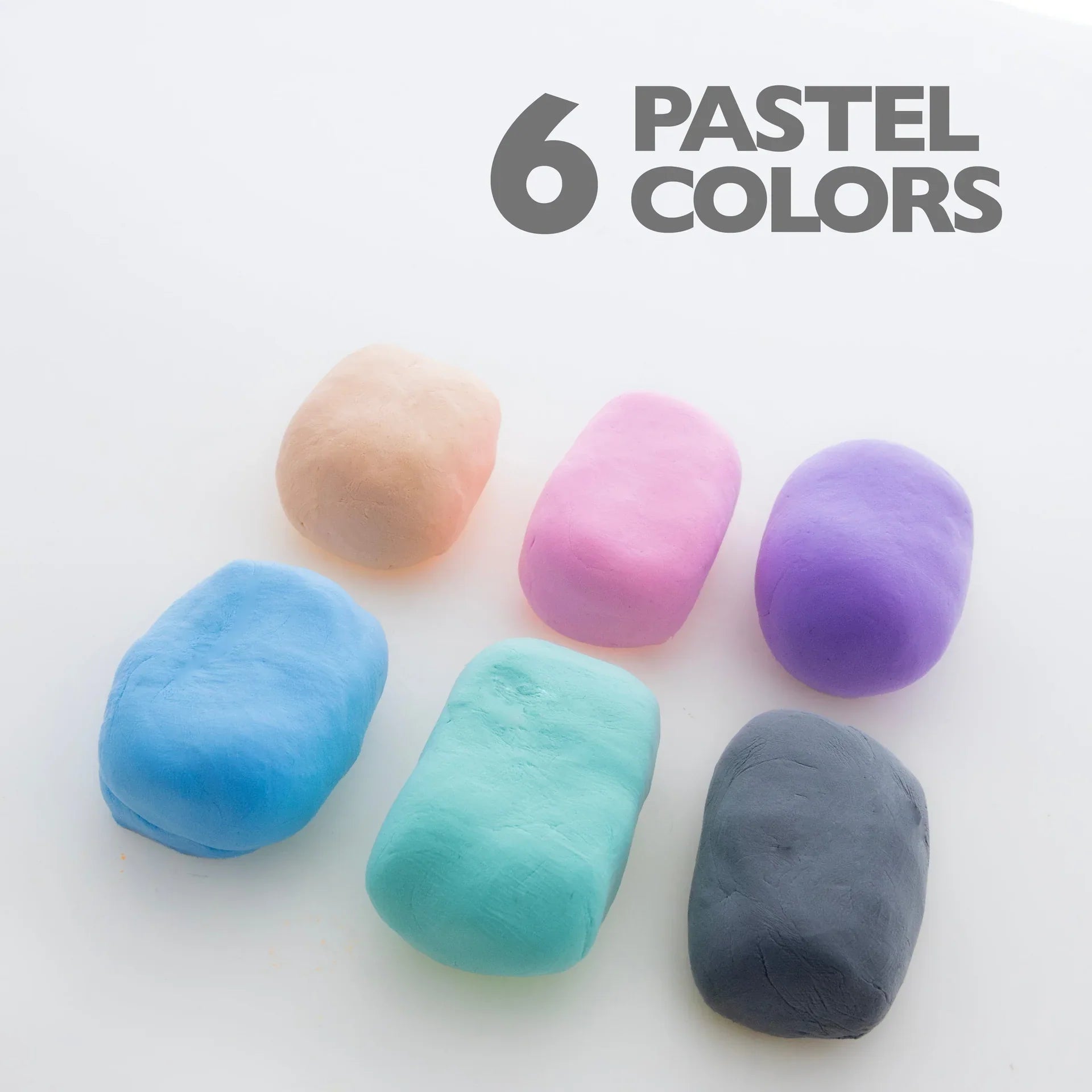 Art Clay & Dough › 2 Oz. Pastel Colors Air Dry Modeling Clay