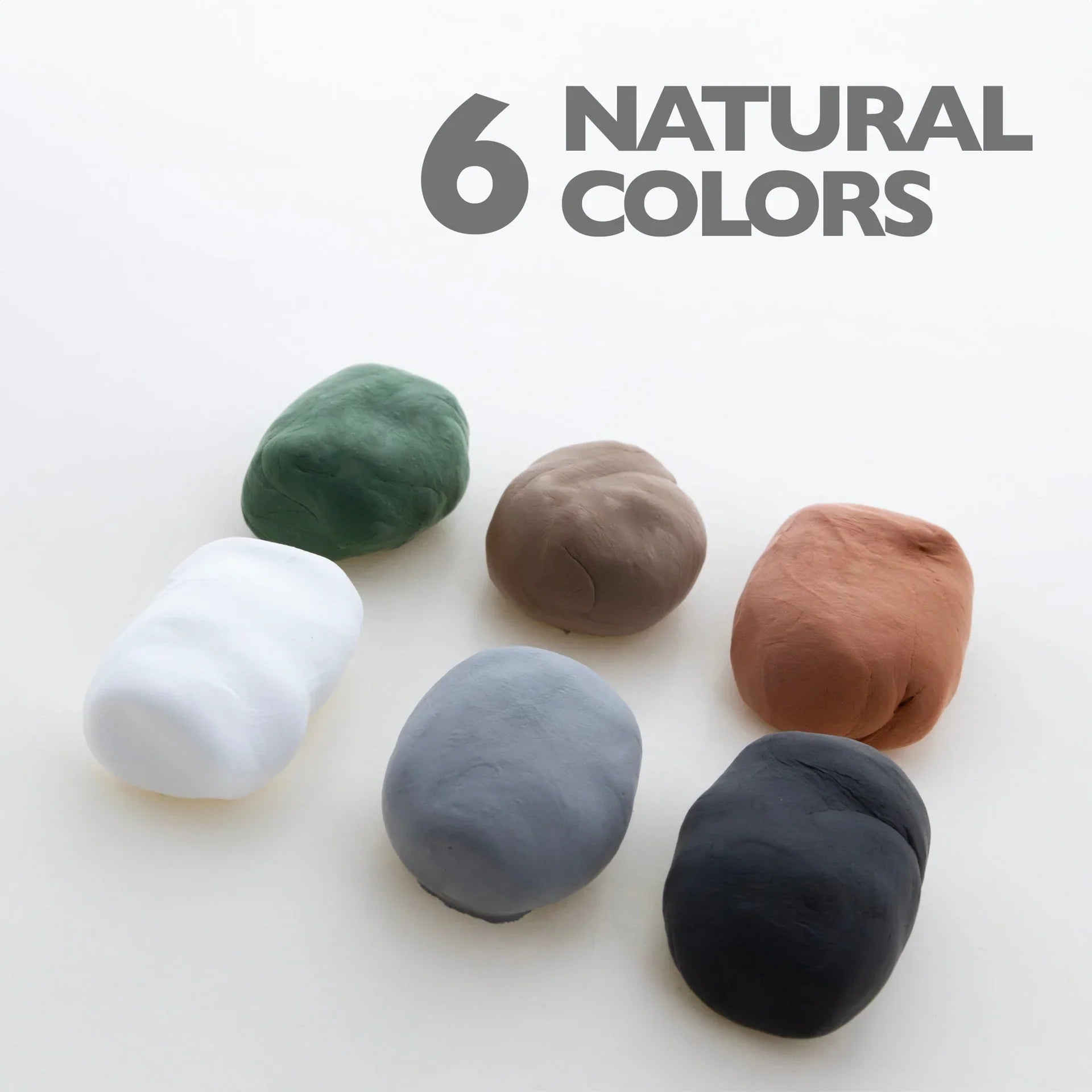 2 Oz. Natural/Earth Colors Air Dry Modeling Clay