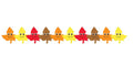 Happy Leaves Classroom Border