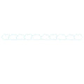 CLOUD DIE CUT BORDERS 12 STRIPS
