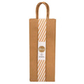 GIFT BAGS WINE KRAFT 6PCS