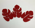 Felt Red  Leaf
