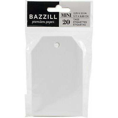 COCONUT SWIRL TAGS MINI 20PCS (2.25X3.5IN)